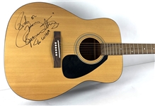 The Who: Roger Daltrey Signed Acoustic Guitar with Multiple Inscriptions! (Beckett/BAS LOA)