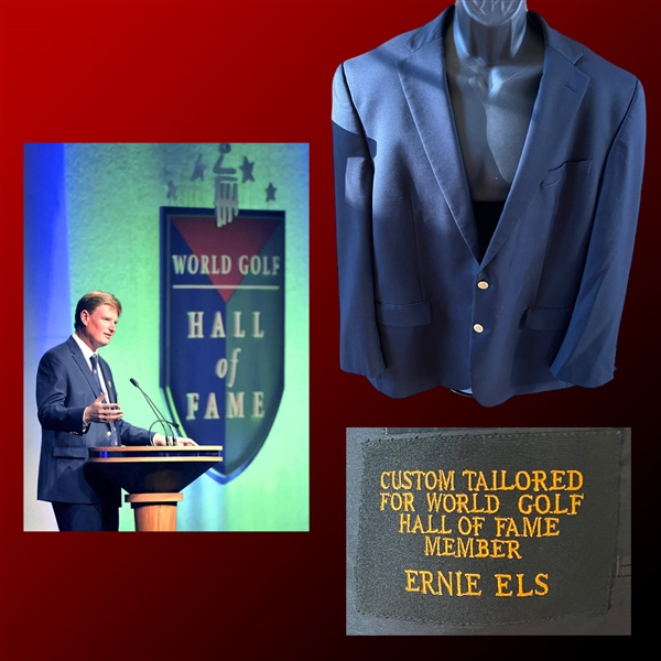 Ernie Els Personally Owned & Worn Induction Jacket from His 2011 World Golf Hall of Fame Induction Ceremony (Letter of Provenance)