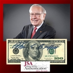 Warren Buffett ULTRA RARE Signed $100 Bill - The Only Authenticated Example to Surface! (JSA LOA)