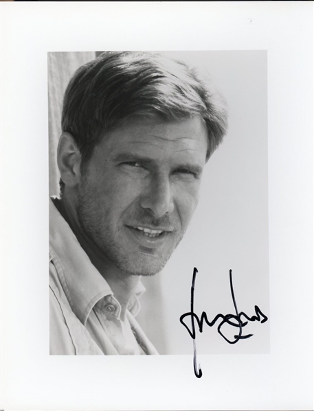 Harrison Ford Signed 8" x 10" B&W Photo (JSA LOA)