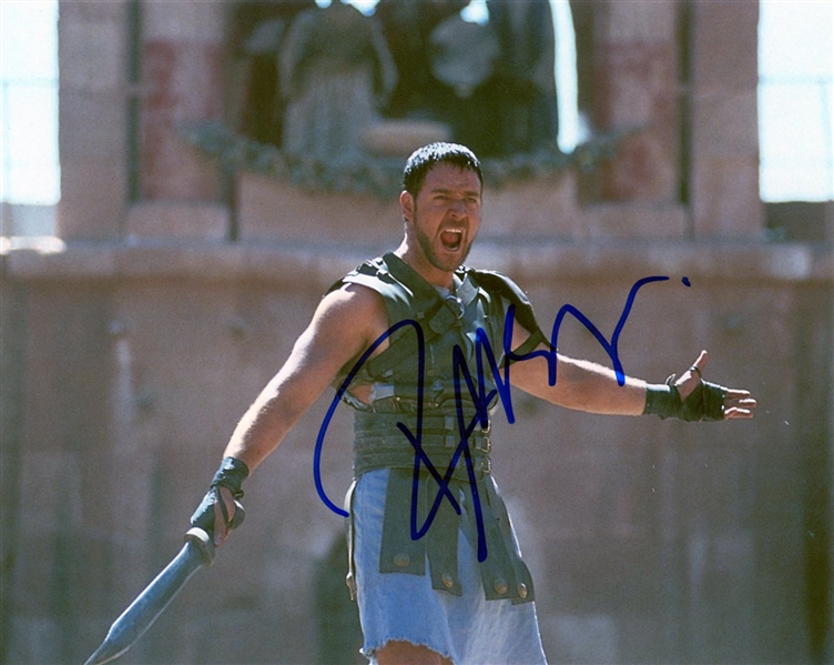 Russell Crowe Signed 8" x 10" Gladiator Photograph (JSA COA)