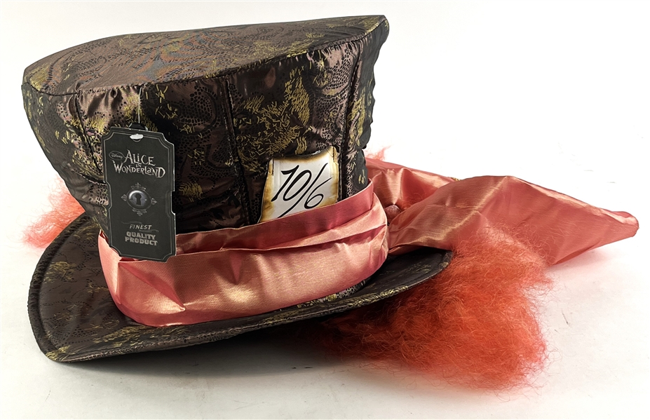 Alice in Wonderland: Johnny Depp Signed Full Size Mad Hatter Hat (Beckett/BAS)