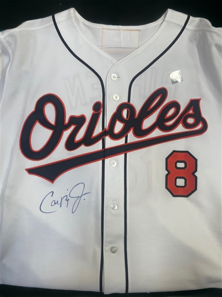 Cal Ripken Jr. Signed Baltimore Orioles Jersey (MLB & Ripken Holo Sticker)