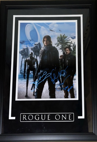 Star Wars: Rogue One - Cast Signed Photo including Luna, Jones and Tyduk (Third Party Guaranteed)
