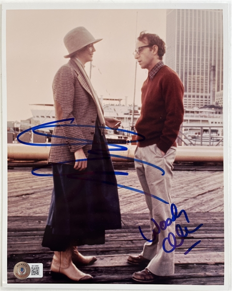 Annie Hall: Diane Keaton & Woody Allen Signed 8" x 10" Photo (Beckett/BAS)