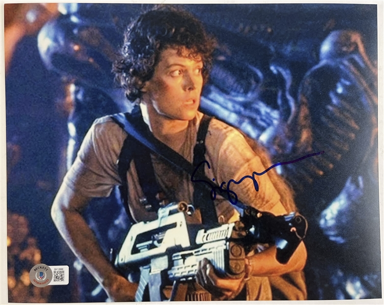 Sigourney Weaver Signed 8" x10" Alien Photograph (Beckett/BAS)