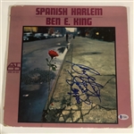Ben E. King Signed "Spanish Harlem" Vinyl Record Album Cover (Beckett Cert)