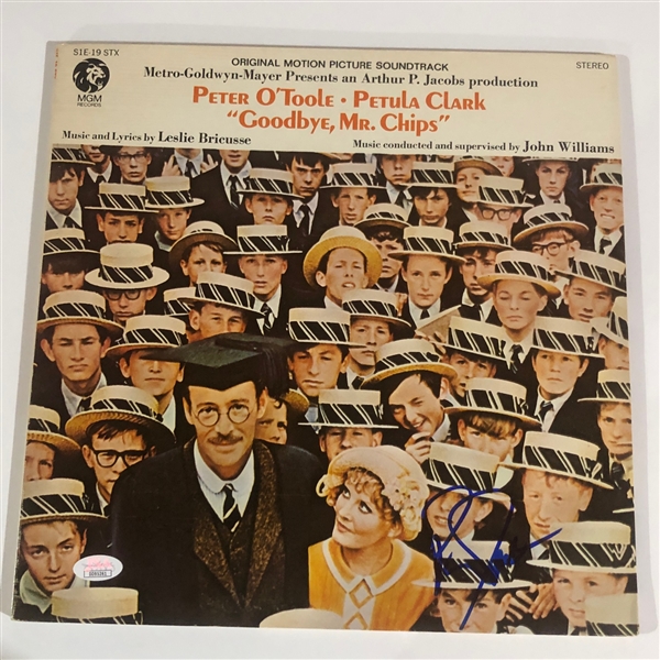 Peter OToole Signed "Goodbye Mr. Chips" Vinyl Record Album Cover (JSA Cert)