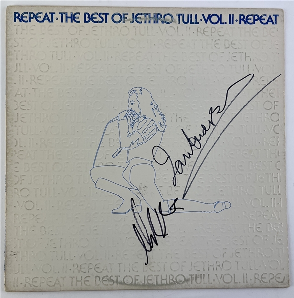 Jethro Tull: Ian Anderson & Martin Barre Signed Album Cover (Beckett/BAS)