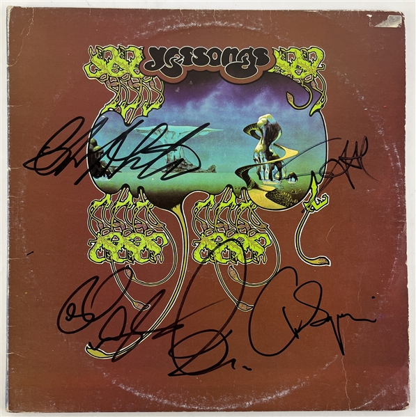 Yes: Group Signed "Yes Songs" Album Cover (5 Sigs)(Beckett LOA)