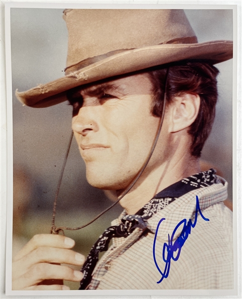 Clint Eastwood Signed 8" x 10" Rawhide Photograph (Beckett/BAS LOA)