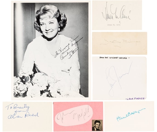 The Postman Always Rings Twice Autograph Collection of Seven (1946)(PSA/DNA LOA)