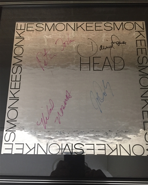 The Monkees: Fully Group Signed "Head" Album in Framed Display (4 Sigs)(JSA LOA)