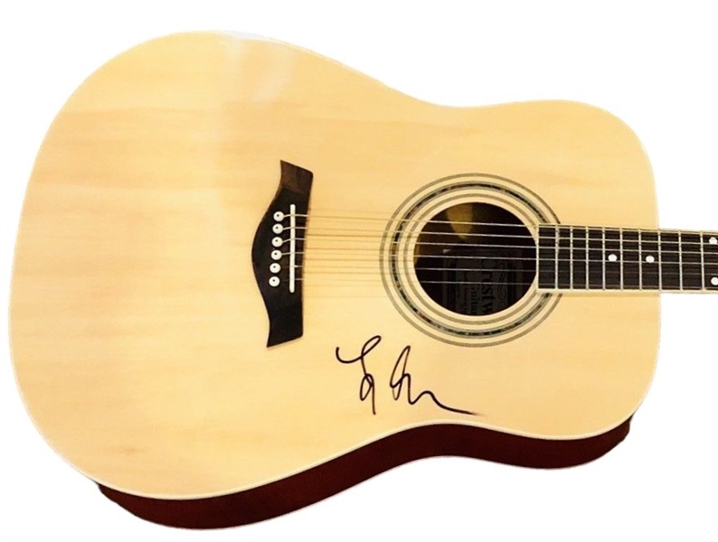 Fleetwood Mac: Lindsey Buckingham Signed Acoustic Guitar (PSA/DNA LOA)