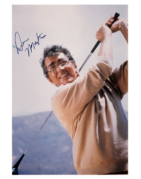 Dean Martin In-Person Signed (2) 8x10 Photos (Third Party Guaranteed)