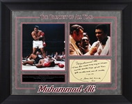 Muhammad Ali Signed "Greatest Boxer of All-Time" Terrific Inscribed Sheet in Custom Framed Display (Beckett/BAS LOA)