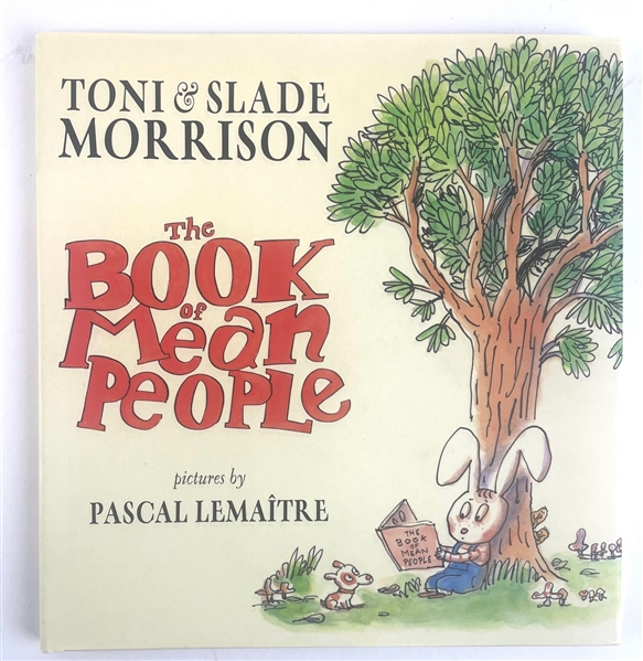 Toni Morrison Signed "The Book of Mean People" Hardcover Book (Beckett/BAS)