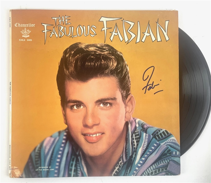 Fabian Forte Signed "The Fabulous Fabian" Album (Beckett/BAS) 