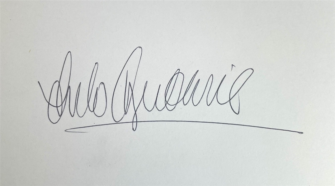 Arlo Guthrie Signed Sheet (Beckett/BAS)
