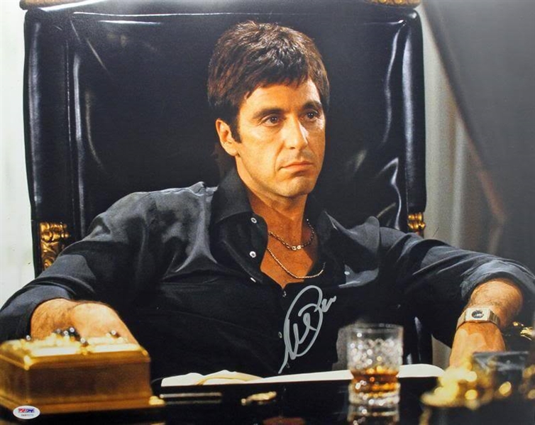 Al Pacino Signed 16" x 20" Color Photo from "Scarface" (PSA/DNA)