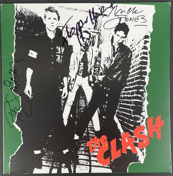 The Clash Group Signed Self-Titled Debut Album Record (3 Sigs) (Beckett/BAS & Roger Epperson/REAL LOAs) 