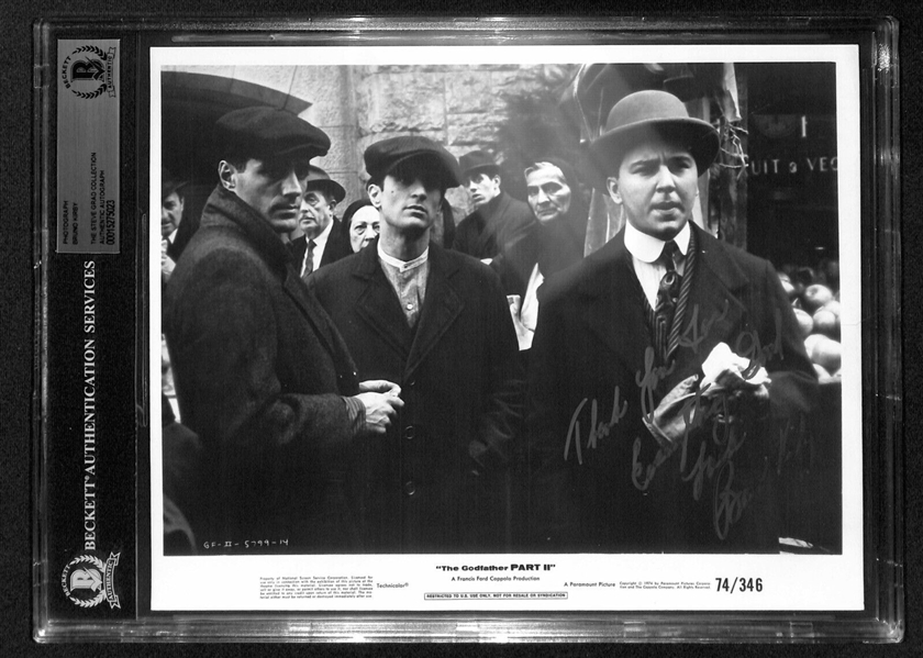 Bruno Kirby Rare Signed 8" x 10" Publicity Photo for "The Godfather: Part II" (Beckett/BAS Encapsulated)(Grad Collection)