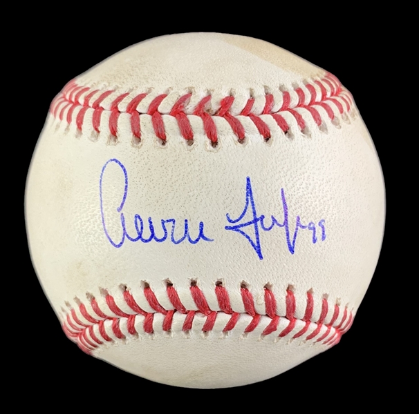 Aaron Judge Game Used & Signed OML Baseball ::Used 7-24-2022:: Judge 4 Hits, 1 HR, 2 RBI Game & Gerritt Cole 2 Hit Shutout! (Record-Setting HR Season)(MLB Holo)(Fanatics)(PSA/DNA)