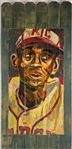 Satchel Paige Impressionist Painting by Opie Otterstad (Circa 1999)
