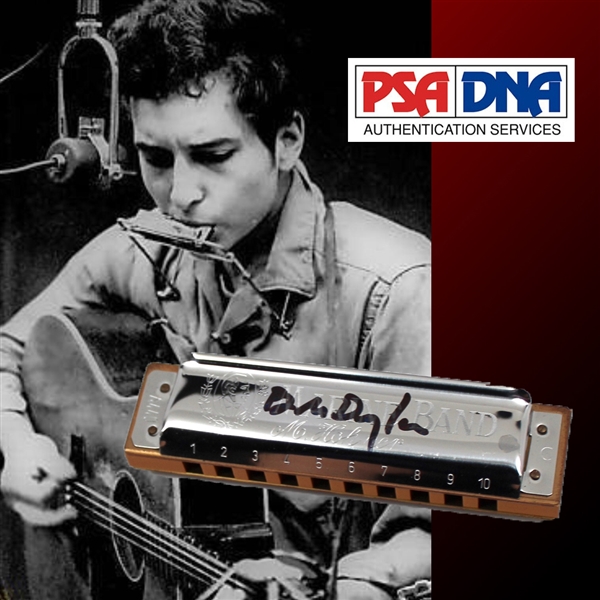 Bob Dylan Signed Limited-Edition Hohner Harmonica (Custom Box & Paperwork) (PSA/DNA LOA) 