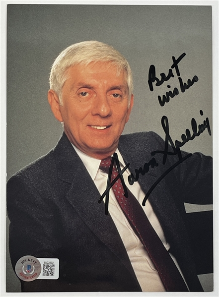 Aaron Spelling Signed 5" X 7" Photo (Beckett/BAS)