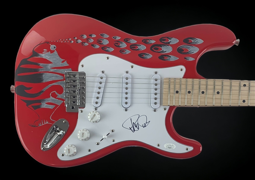 PHISH: Trey Anastasio Signed Custom Graphic Guitar (JSA)