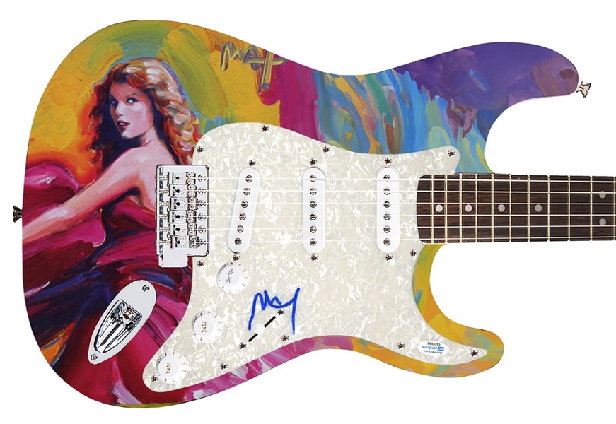 Peter Max Signed Taylor Swift Art Custom Guitar (ACOA)