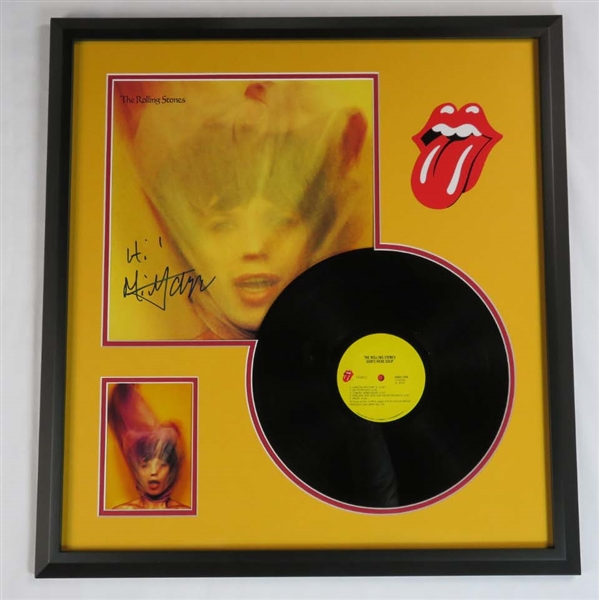 Mick Jagger Signed "Goats Head Soup" Album in Framed Display (Beckett/BAS LOA)(JSA LOA) 