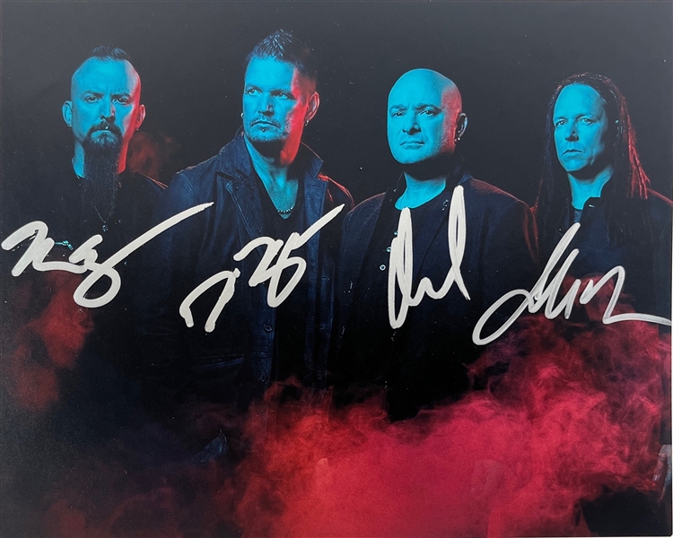 Disturbed: Group Signed 8" x 10" Photo (Third Party Guaranteed)