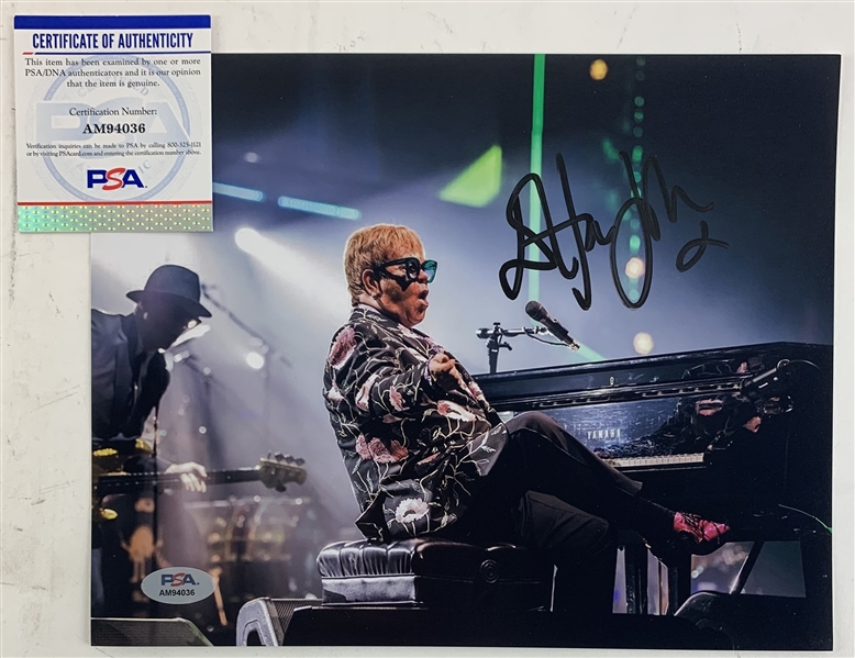 Elton John Signed 8" x 10" Color Photo (PSA/DNA)