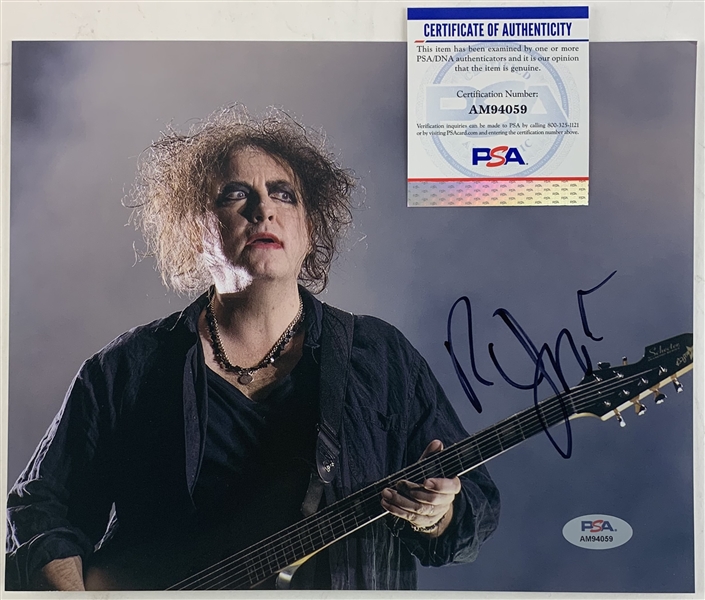 The Cure: Robert Smith Signed 8" x 10" Photo (PSA/DNA)