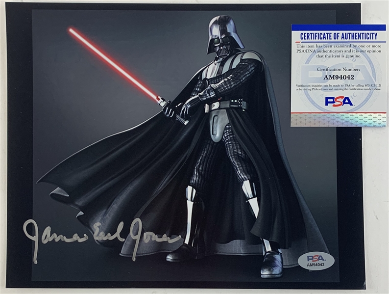 Star Wars: James Earl Jones Signed Signed 8" x 10" Color Photo (PSA/DNA)