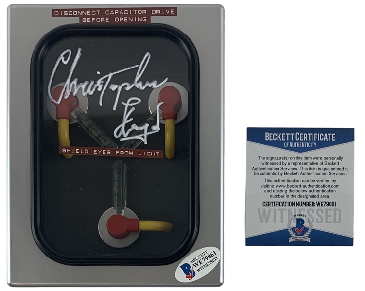 Christopher Lloyd Signed "Back to The Future" Flux Capacitor (Beckett/BAS Witnessed)