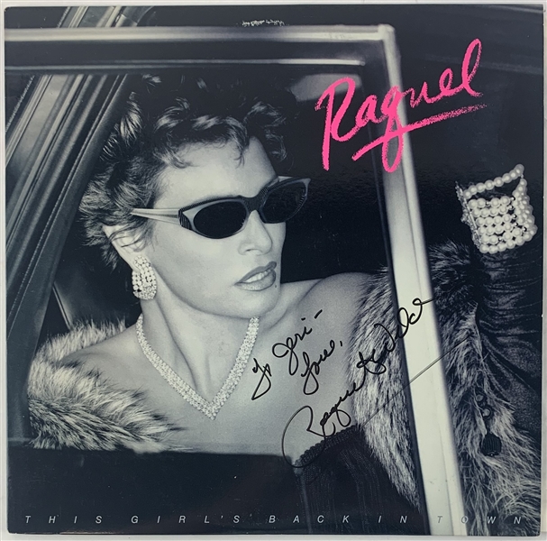 Raquel Welch Signed "This Girls Back in Town" Album Cover w/ Vinyl (Third Party Guaranteed)