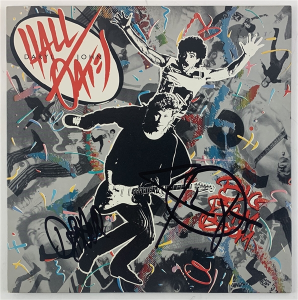 Hall & Oates Signed "Big Bam Boom" Album Cover w/ Vinyl (Third Party Guaranteed)