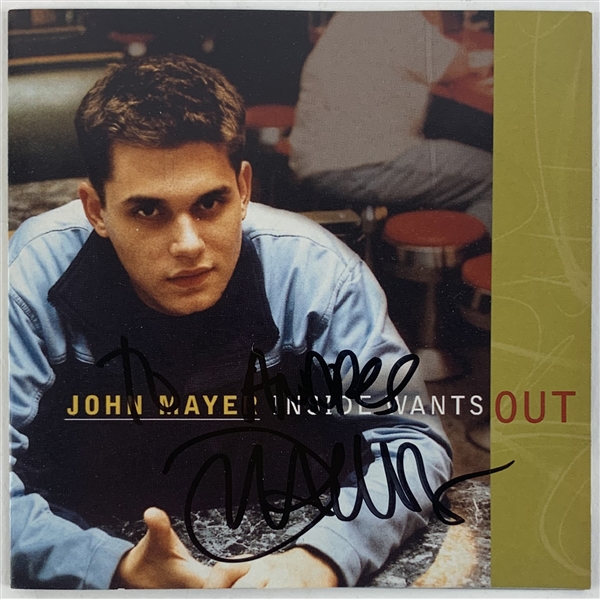 John Mayer Signed "Inside Wants Out" CD Insert w/ Disc (Third Party Guaranteed)