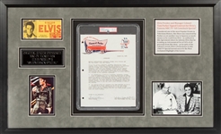 Elvis Presley & Colonel Tom Parker Signed Merchandising Agreement Relating to Elvis’ Historic NBC 1968 Comeback Special (PSA/DNA Encapsulated)