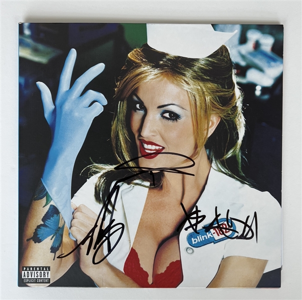 Blink-182: Group Signed "Enema of the State" Album Cover (Third Party Guaranteed)(Ulrich Collection)