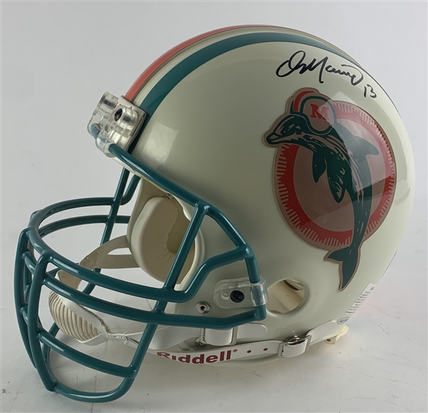 Dan Marino Signed Riddell Full-Sized Miami Dolphins Helmet (UDA COA)