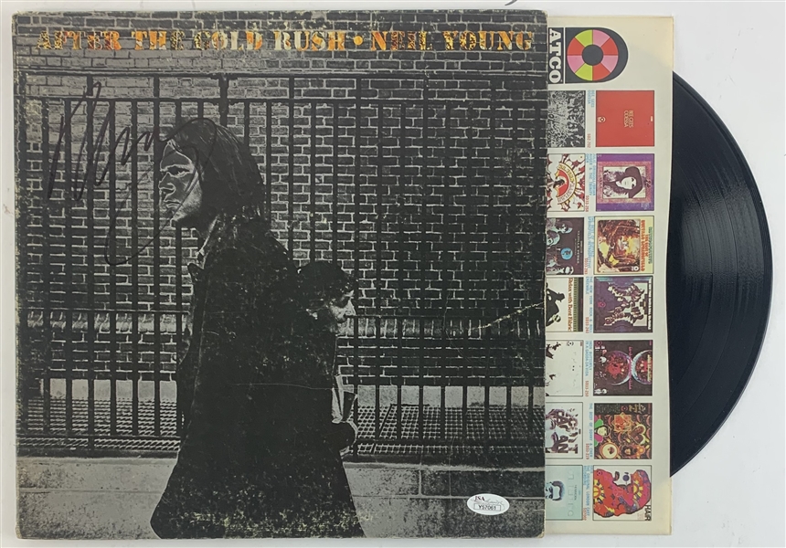Neil Young Signed "After The Gold Rush" Album Cover w/ Vinyl (JSA LOA)