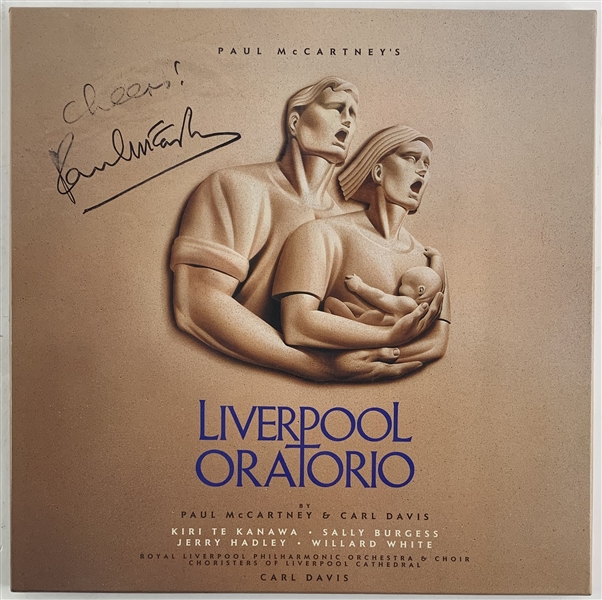 Beatles: Paul McCartney Signed 1991 UK "Liverpool Oratorio" Double LP Box Set (Caiazzo)(Third Party Guaranteed)