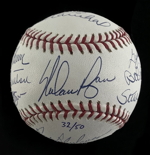 HOF Pitchers Multi-Signed Ltd. Ed. OML Baseball w/ Marichal, Ryan, Carlton, & 6 Others! (Beckett/BAS)