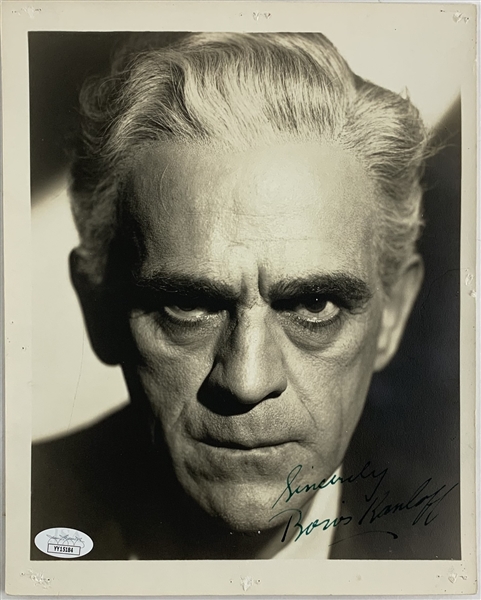 Dracula: Boris Karloff Signed 8" x 10" Photograph (JSA LOA)