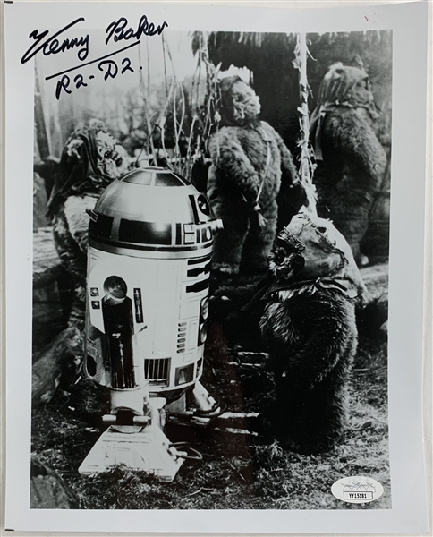 Star Wars: Kenny Baker Signed 8" x 10" Return of the Jedi Photograph (JSA LOA)