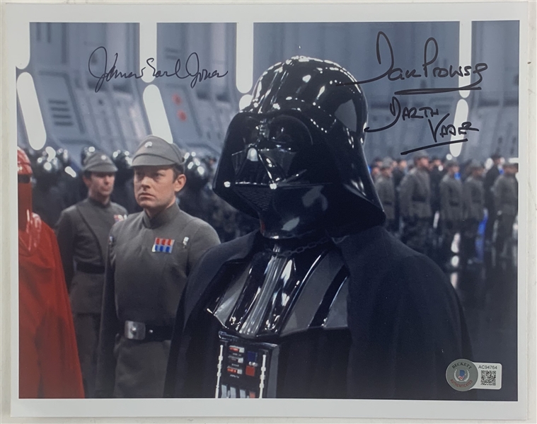 Star Wars: David Prowse & James Earl Jones Signed 8" x 10" Darth Vader Photo (Beckett/BAS)